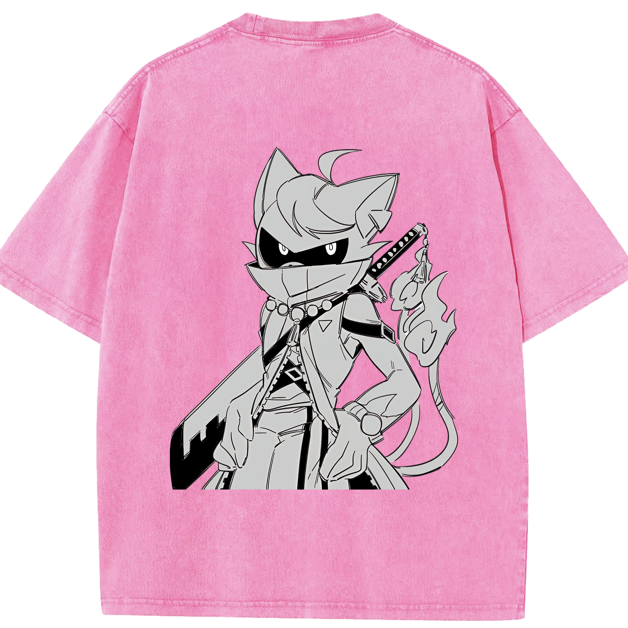 （画像用） 妖怪ウォッチ Yo-kai Watch 綿100% ヴィンテージ風 半袖Tシャツ（背面プリント）